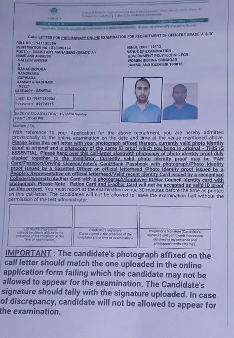 IBPS disallows candidate to sit in exam